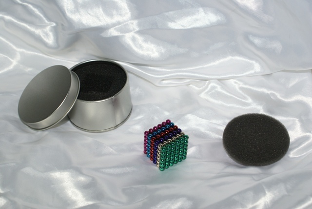 Cubo magnetico colorato 216 sfere neodimio colorato